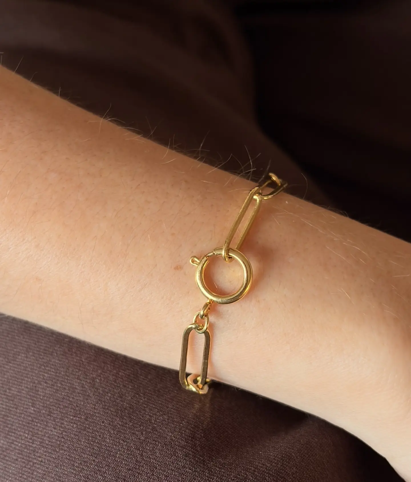Pulsera Eslabones Oro 2