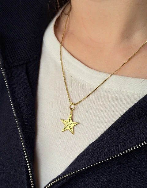 Cadena Estrella Gold