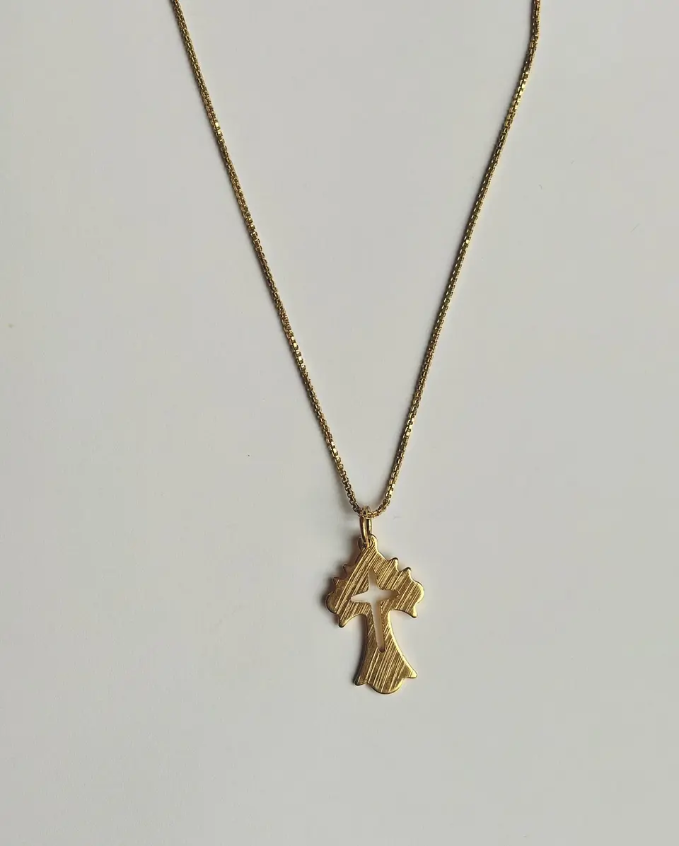 Collar Cadena Cruz 2