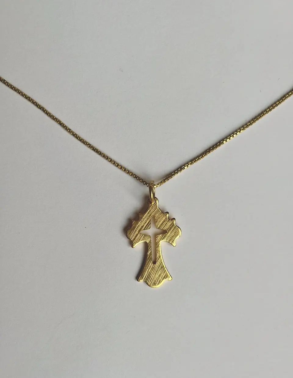 Collar Cadena Cruz 1