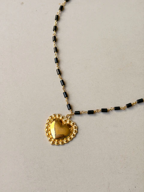 Collar Corazón Black
