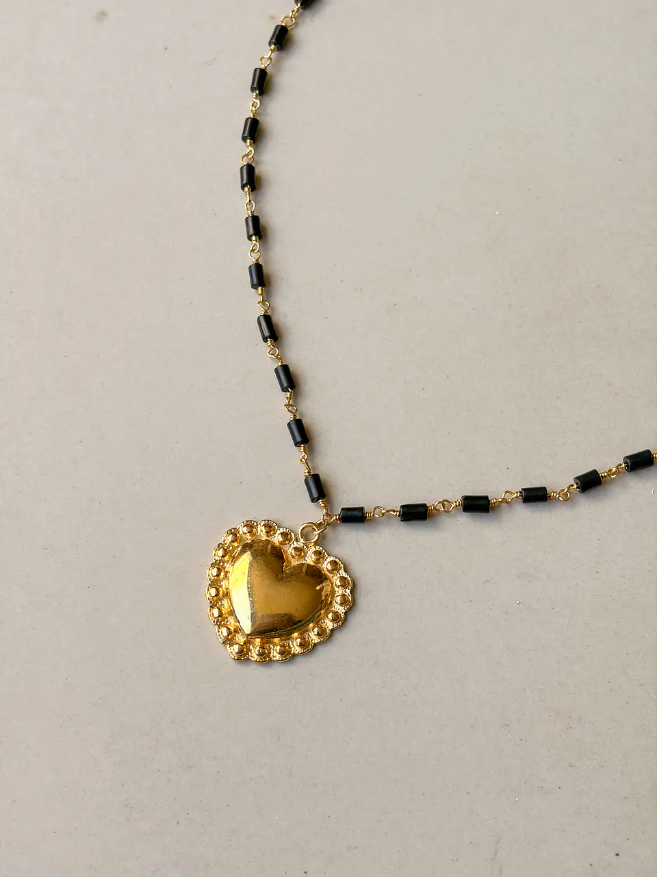 Collar Corazón Black 1