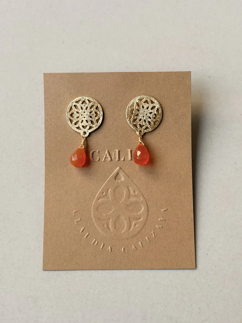 Aros Piedra Naranja 1