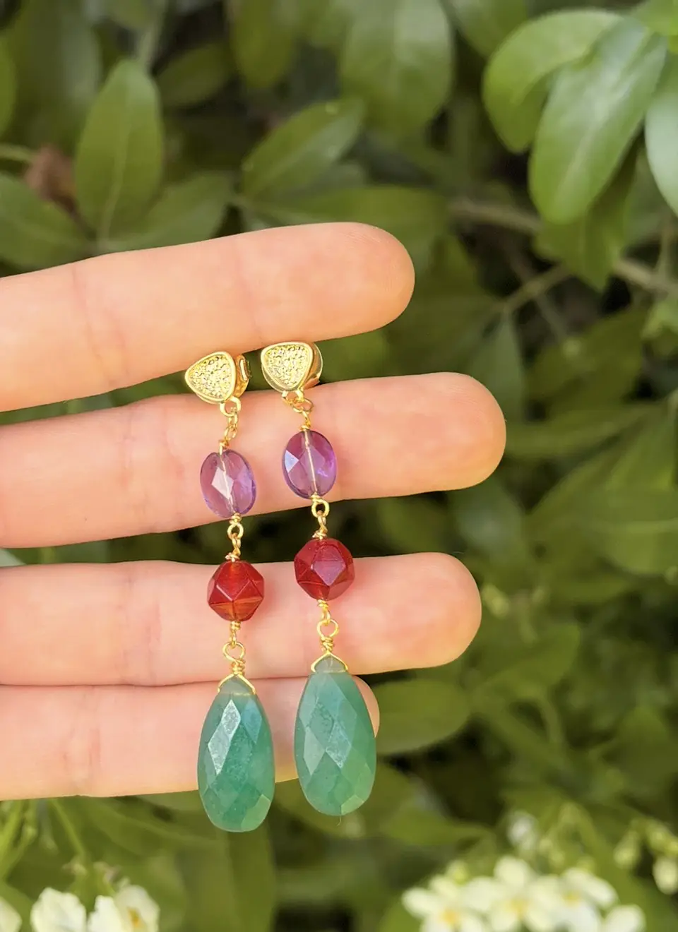 Aros Piedras Colores VII 2