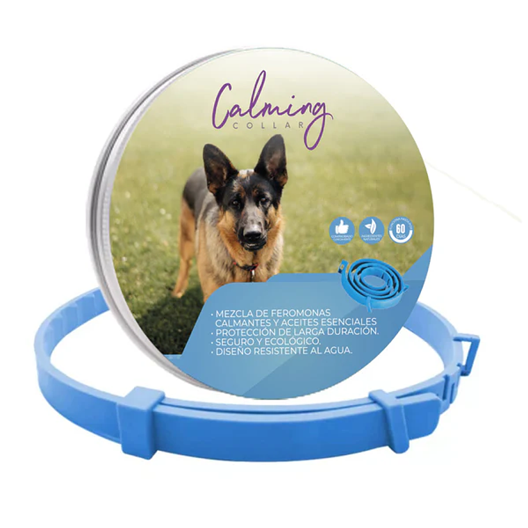 Calming Collar Perro - AZUL 1
