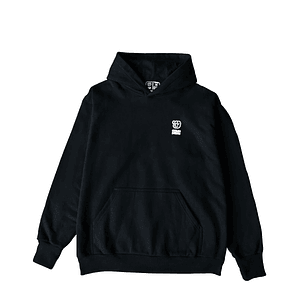 Polerón Hoodie Boxy Fit Negro