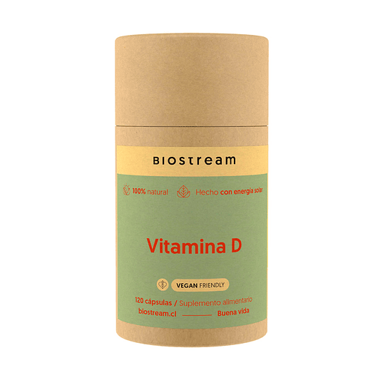 Vitamina D 800ui 120 capsulas - Biostream