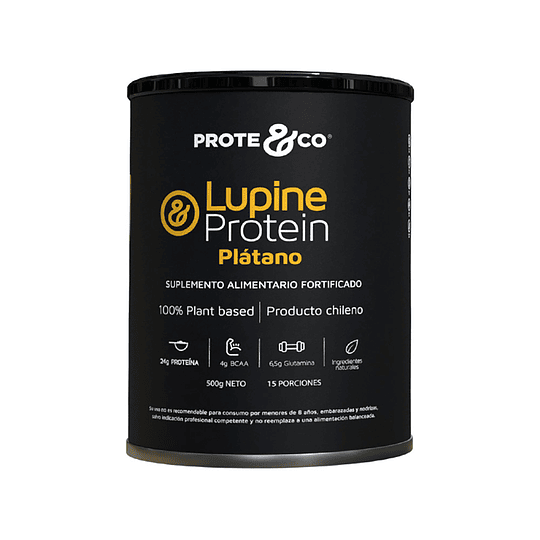 Proteína Lupino Plátano 500 gr - Prote&Co