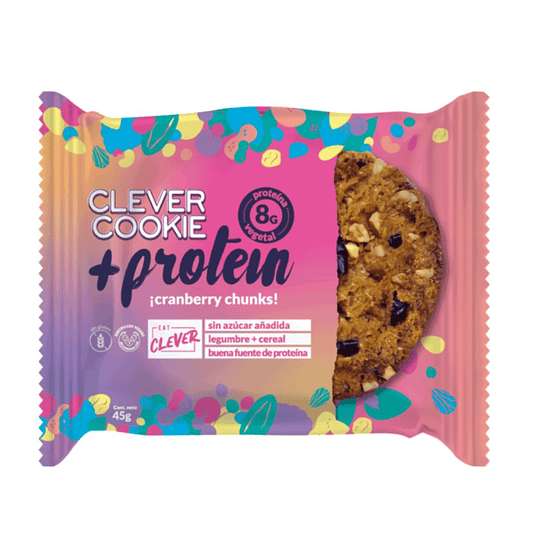 Galletón protein cranberry 45 gr - Eat Clever