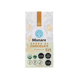 Chocolate orgánico 62% cacao 100 gr - Manare