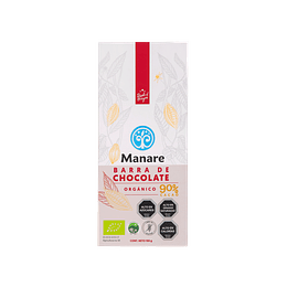 Chocolate 90% cacao orgánico 100 gr - Manare