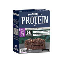 Barra de Proteina vegana Chocolate bitter 5 unidades - Wild Protein