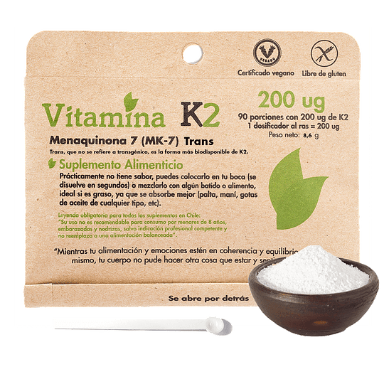 Vitamina K2 90 porciones - Dulzura Natural