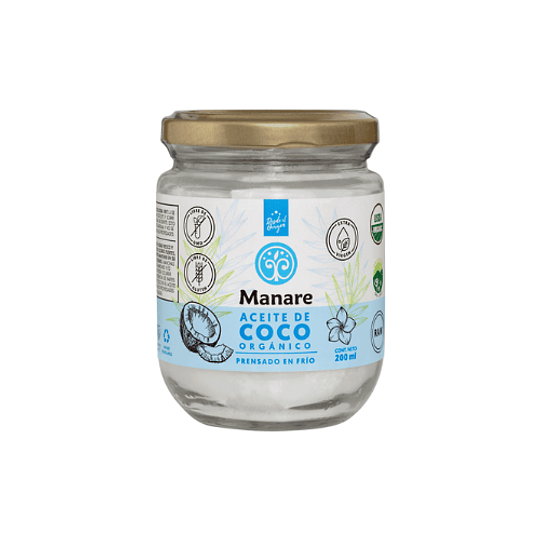 Aceite de Coco Orgánico 200 ml - Manare