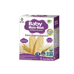 Galleta de arroz orgánica original 50 gr - Baby Mum Mum