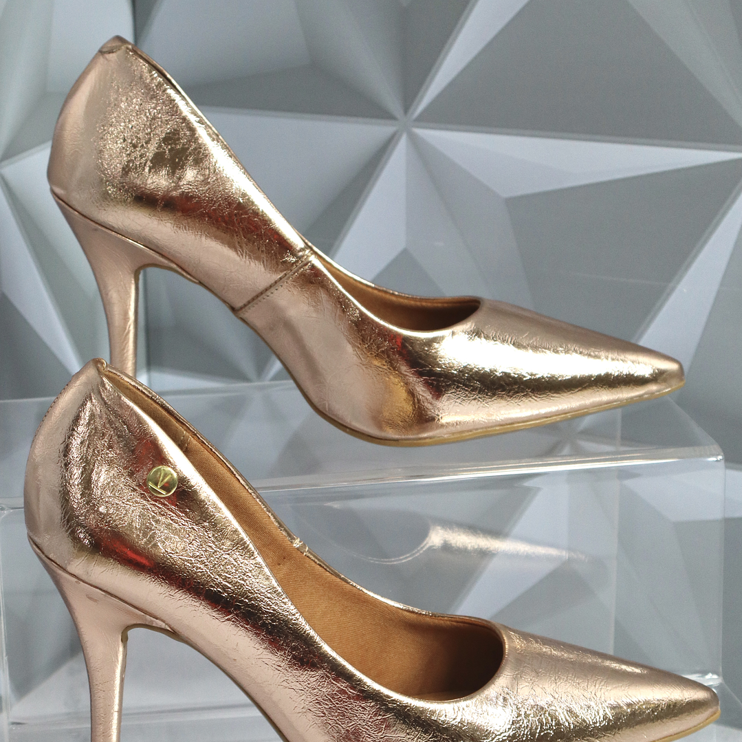 Stiletto metalizado vizzano 5