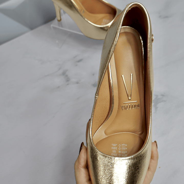 Stiletto metalizado vizzano 9