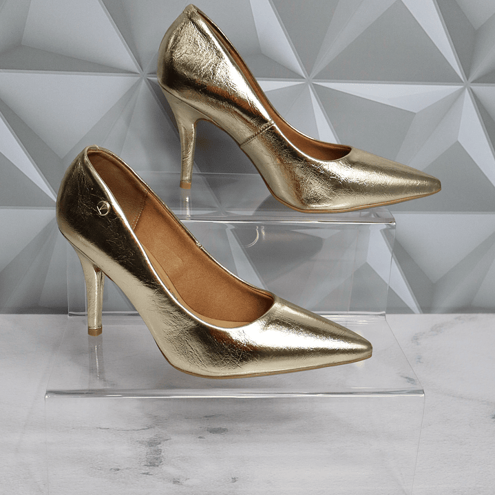 Stiletto metalizado vizzano 14