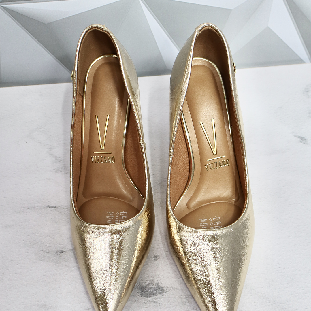 Stiletto metalizado vizzano 15