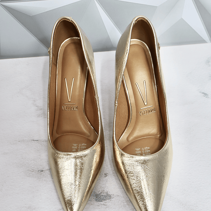 Stiletto metalizado vizzano 15