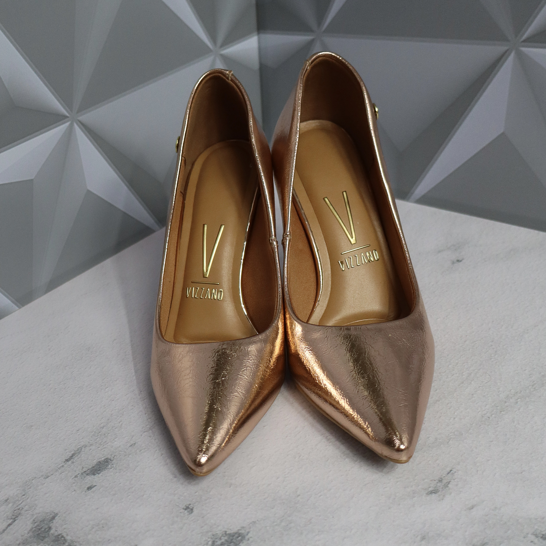 Stiletto metalizado vizzano 16