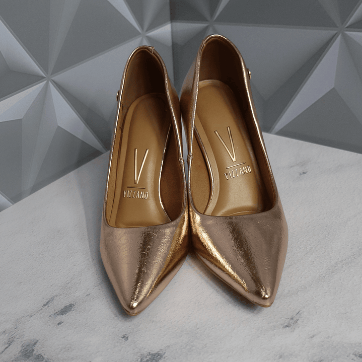 Stiletto metalizado vizzano 16