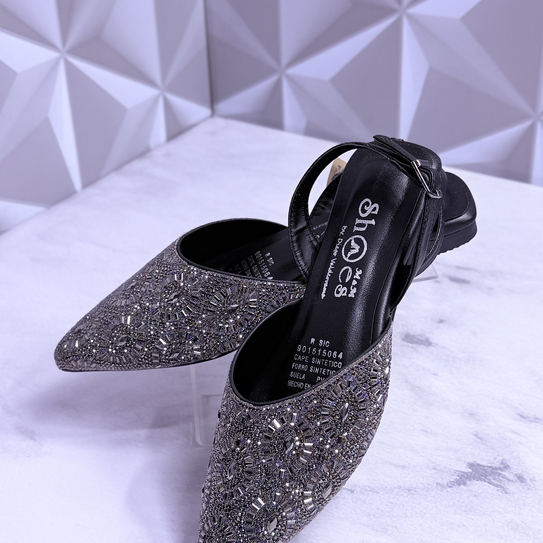 Baleta pedrería negra 1