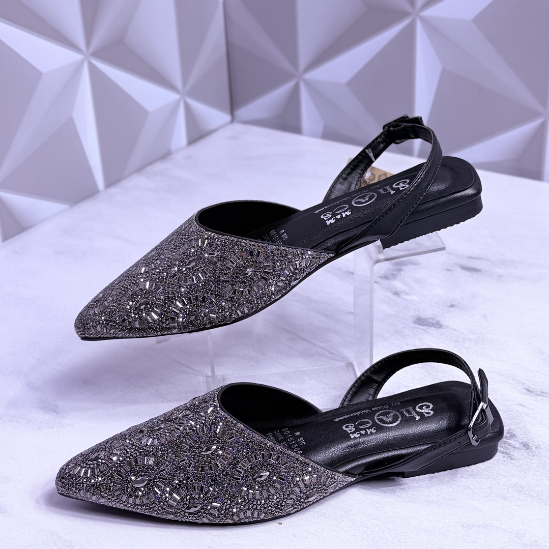 Baleta pedrería negra 2