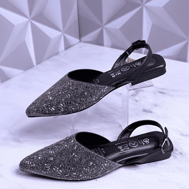 Baleta pedrería negra 2