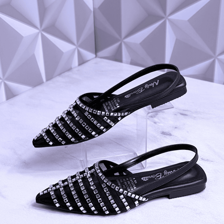 Baleta pedrería negra 1