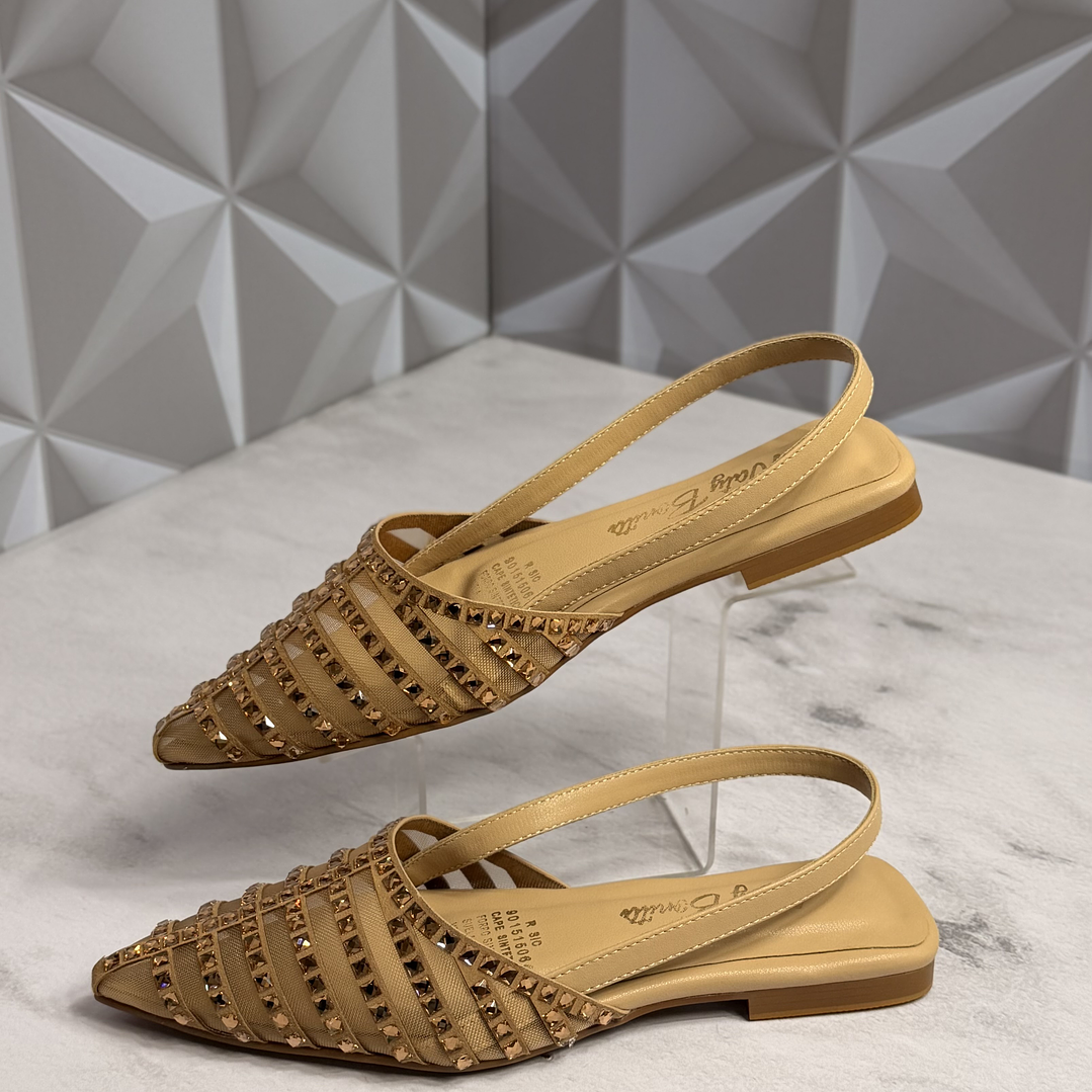 Baleta pedrería dorada 2