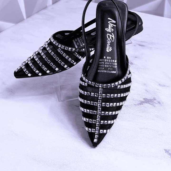 Baleta pedrería negra 2