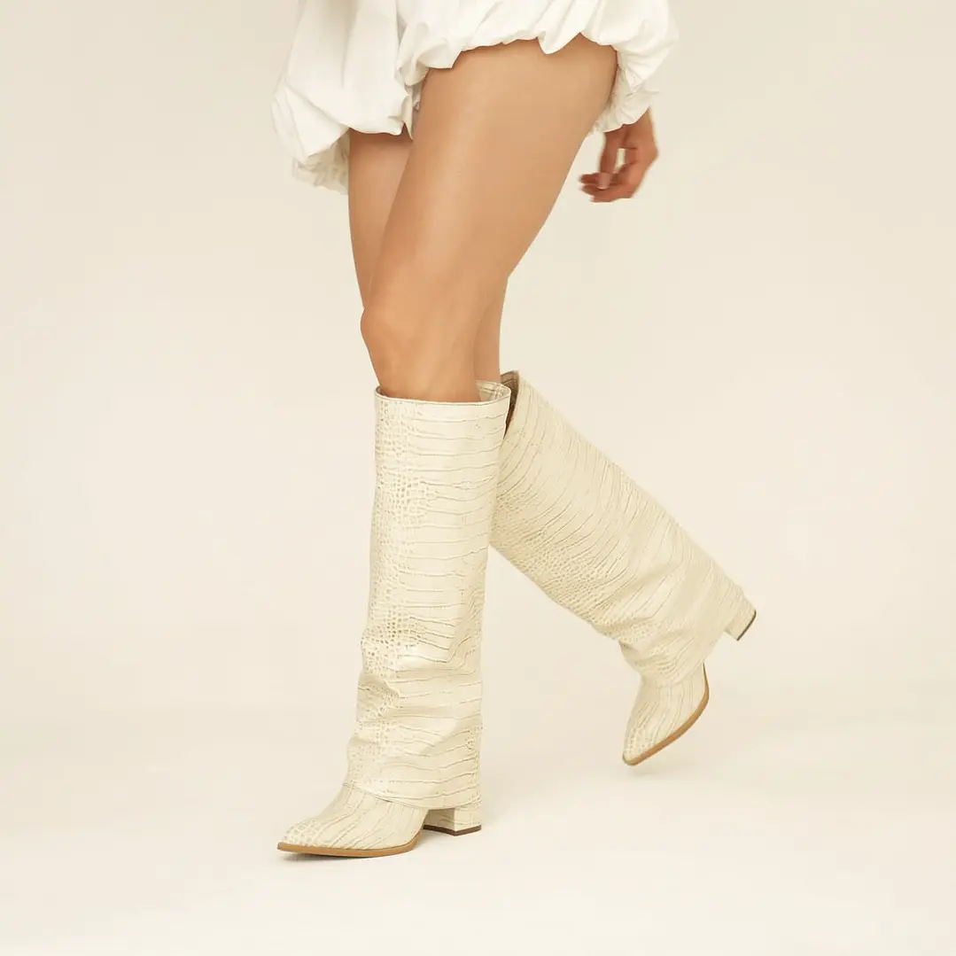 BOTA TEXANA BEIGE 2