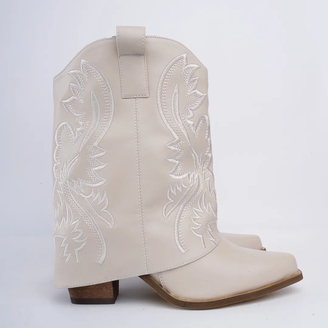 BOTA TEXANA BEIGE 3
