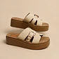 Sandalia sueca Teresa beige  - Miniatura 1