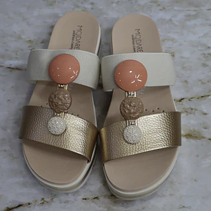 Sandalia talco x oro referencia Eliana 
