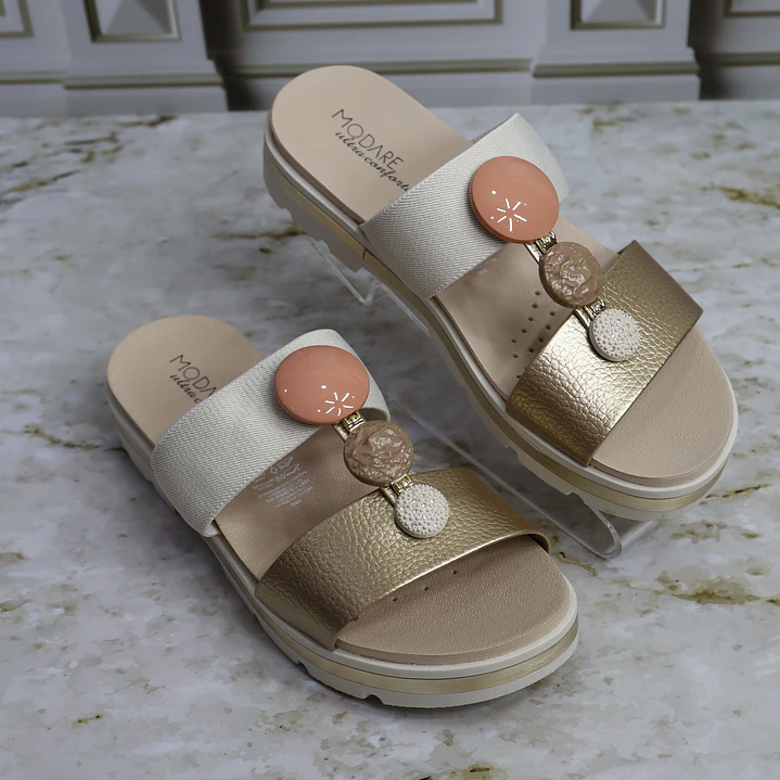 Sandalia talco x oro referencia Eliana  4
