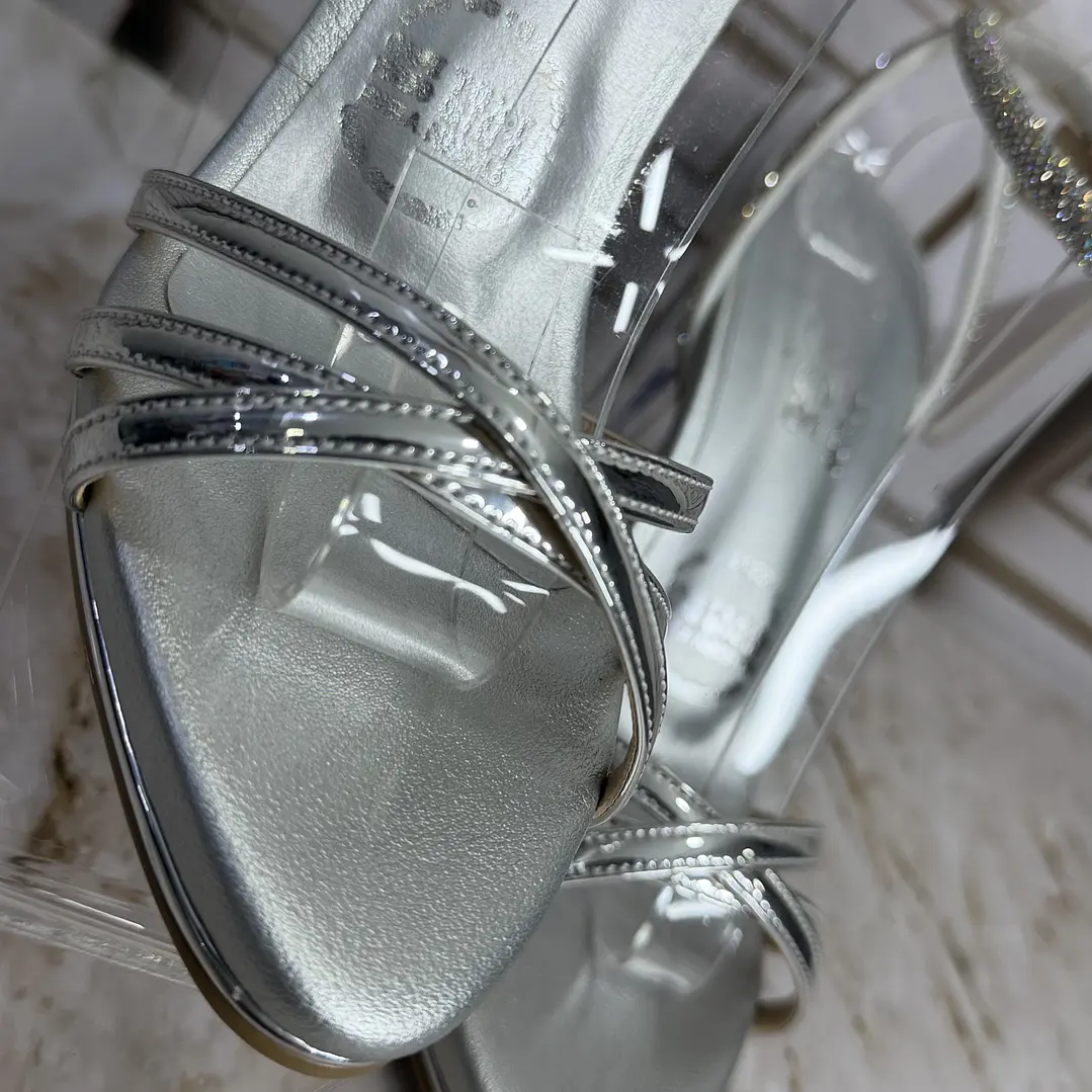  SANDALIA PLATA PARA CÓCTEL REFERENCIA CINDERELLA  2