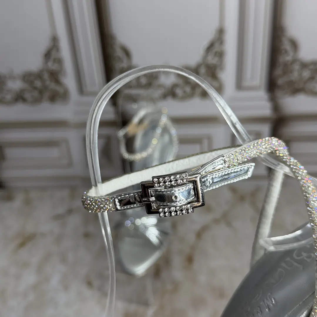  SANDALIA PLATA PARA CÓCTEL REFERENCIA CINDERELLA  4