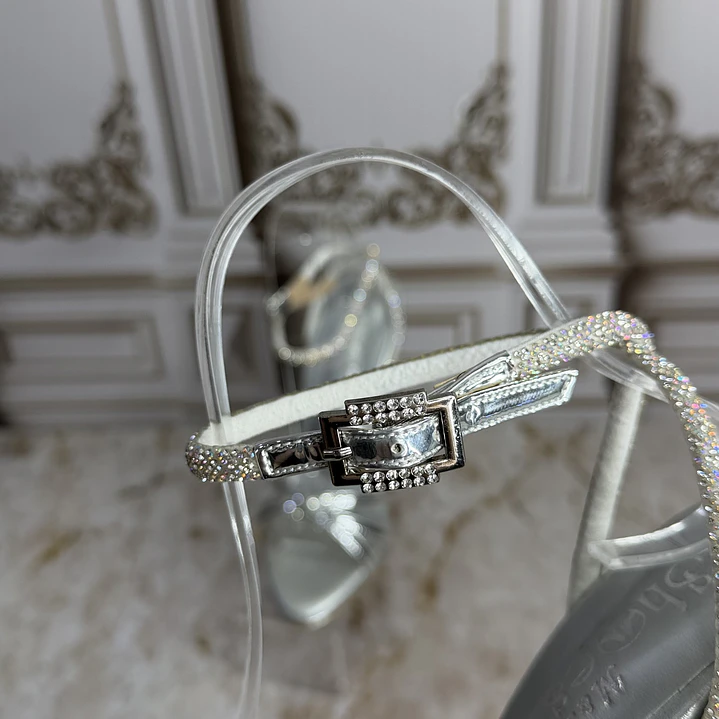  SANDALIA PLATA PARA CÓCTEL REFERENCIA CINDERELLA  4