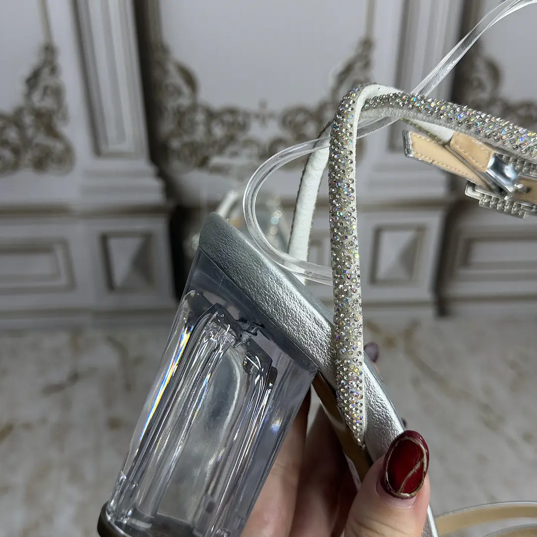  SANDALIA PLATA PARA CÓCTEL REFERENCIA CINDERELLA  6