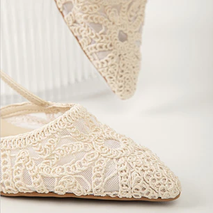 STILETTO TALCO TEJIDO COLECCIÓN DE BODAS VIZZANO 