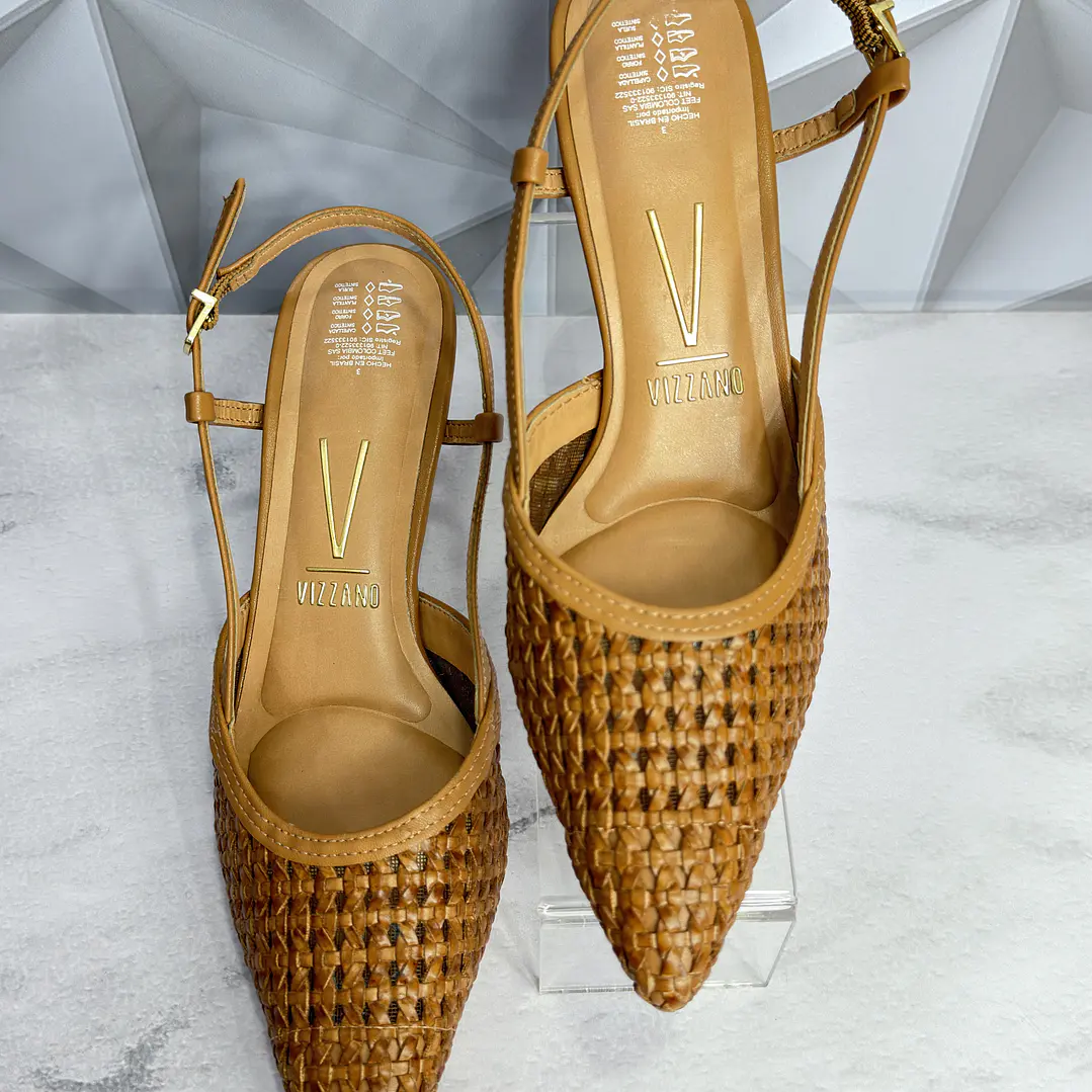 STILETTO TEJIDO MIEL VIZZANO  2