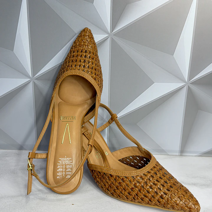 STILETTO TEJIDO MIEL VIZZANO  3