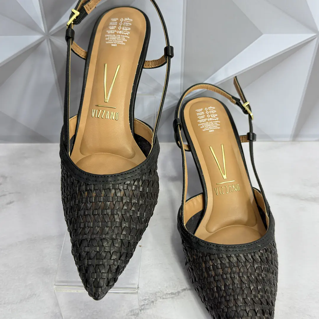 STILETTO TEJIDO NEGRO VIZZANO  2