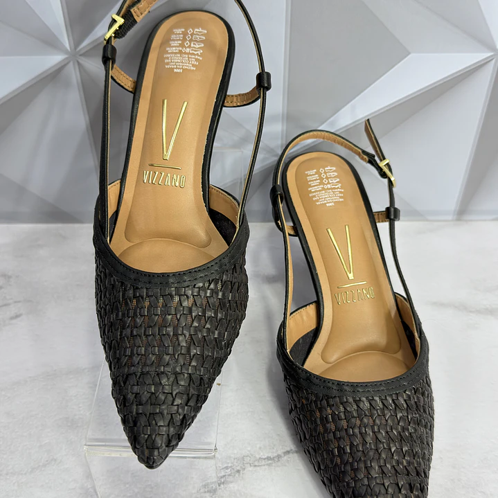 STILETTO TEJIDO NEGRO VIZZANO  2