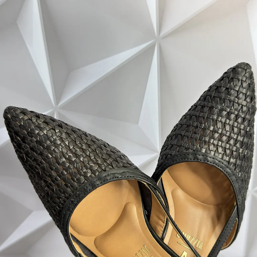STILETTO TEJIDO NEGRO VIZZANO  4