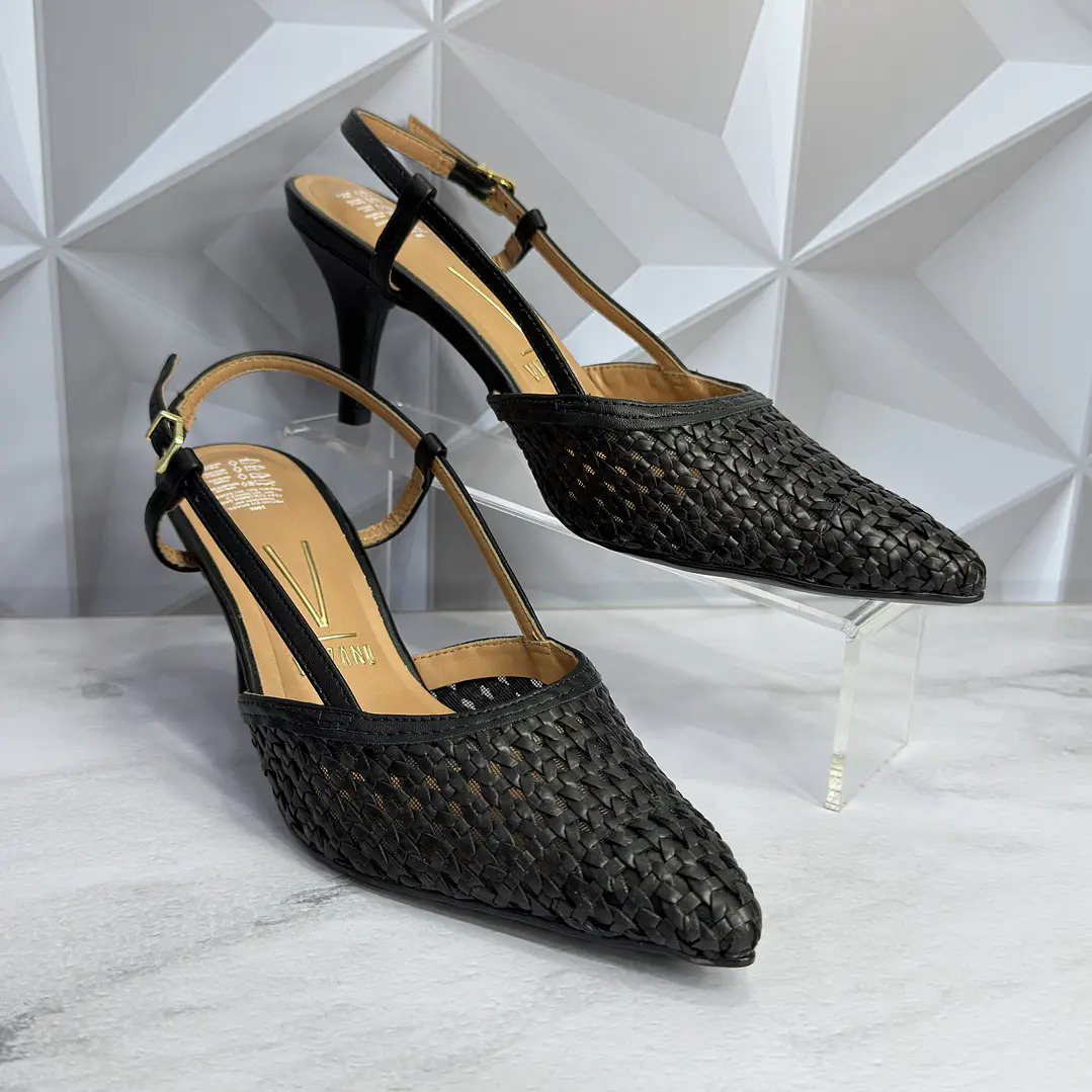 STILETTO TEJIDO NEGRO VIZZANO  5