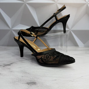 STILETTO TEJIDO X MAYA NEGRO VIZZANO 