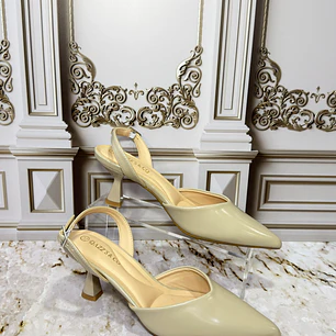 STILETTO BEIGE DESTALONADO 